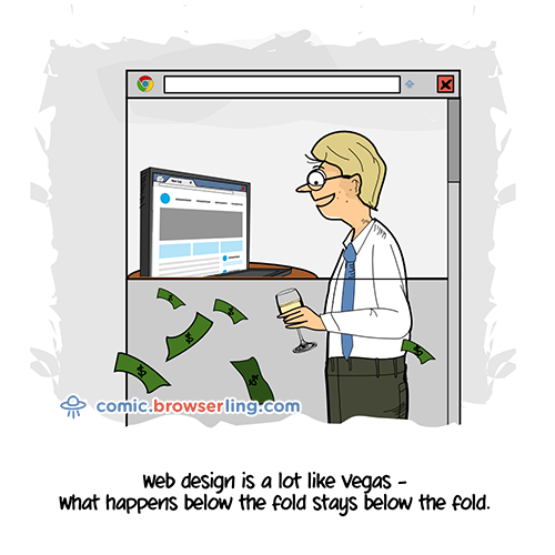 Vegas Joke - Web Developer Comic