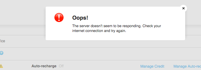 Skype Connect Landline Error