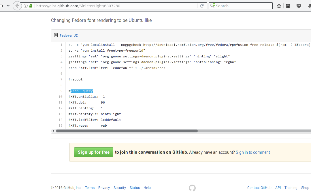 Firefox in Fedora 24 with ugly fonts