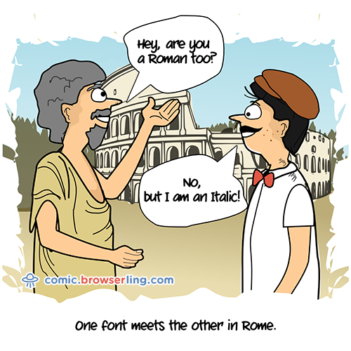 Rome Joke - Web Developer Comic