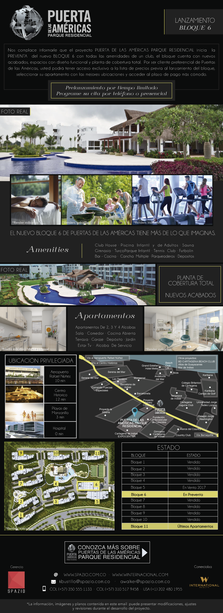 GRAN LANZAMIENTO APARTAMENTOS BLOQUE 6