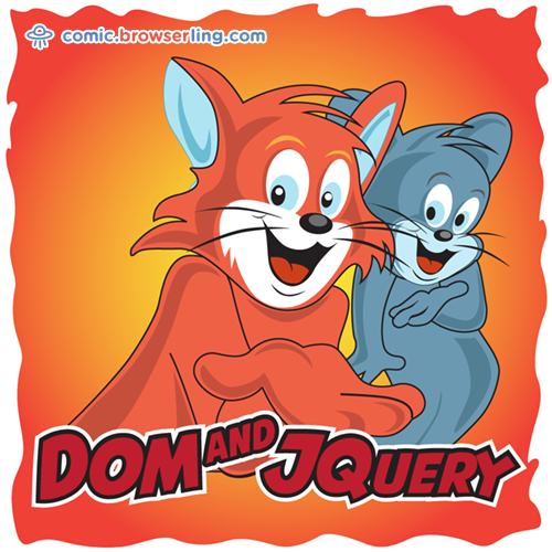 Tom and Jerry Joke - Web Developer Comic