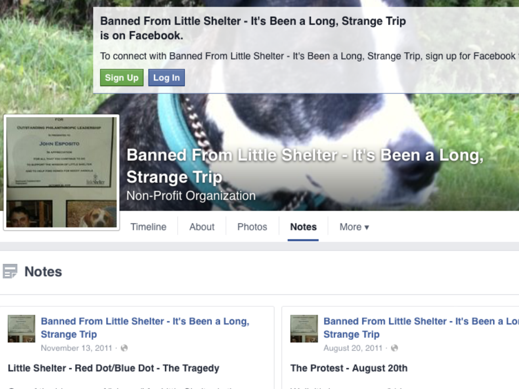 Banned from Little Shelter