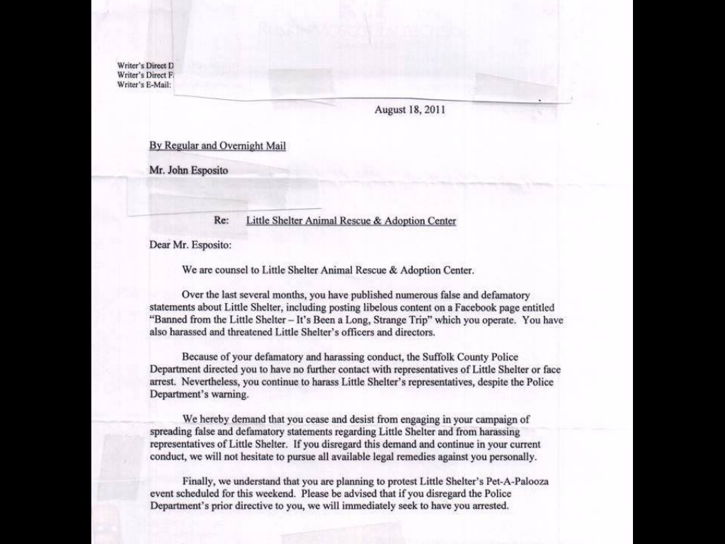 John Esposito_Cease & Desist
