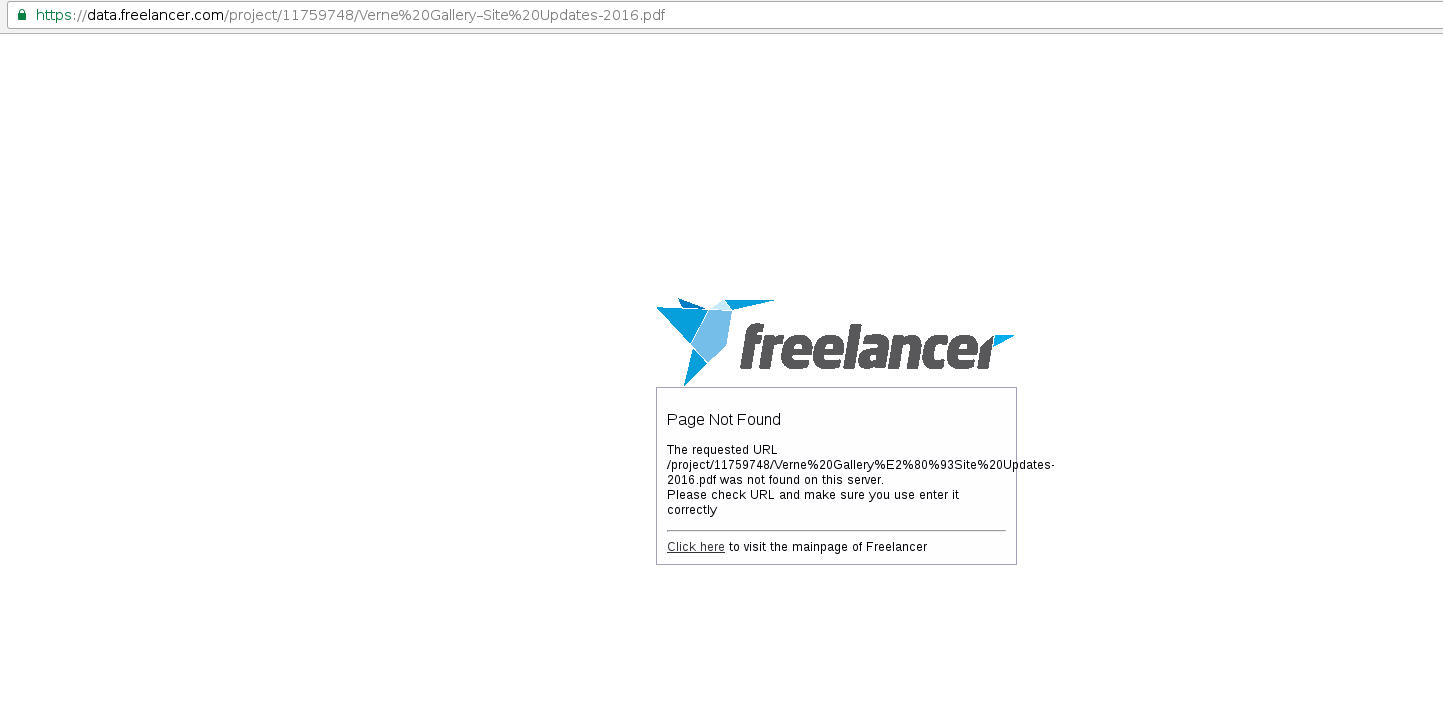 error freelancer