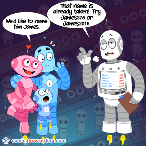 Baby Joke - Web Developer Comic