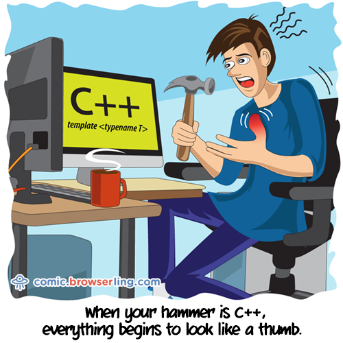 Hammer Joke - Web Developer Comic