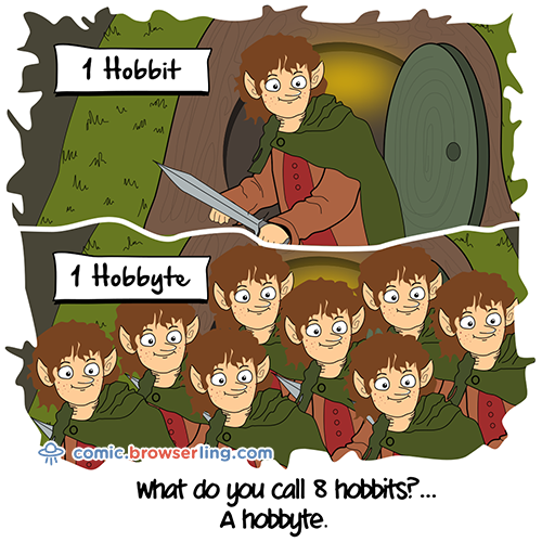 Hobbit Joke - Web Developer Comic