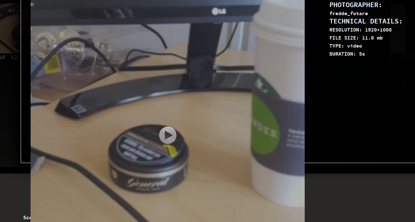Video not scaled