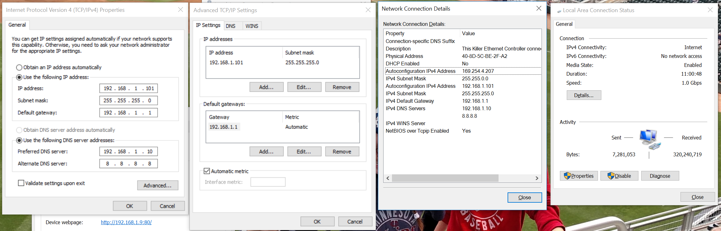 Go home Windows Networking, You're drunk.