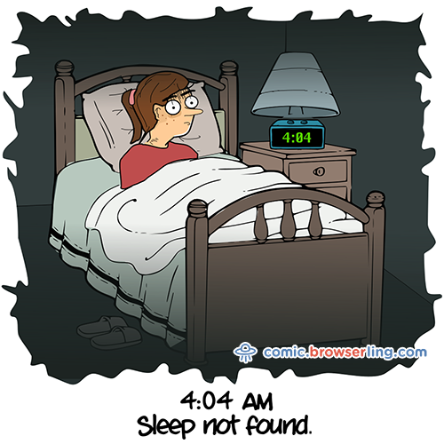 Sleep Joke - Web Developer Comic