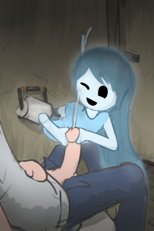 Spooky bathroom encounter