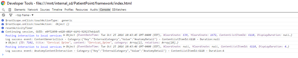 Logging in Anatomy Detail