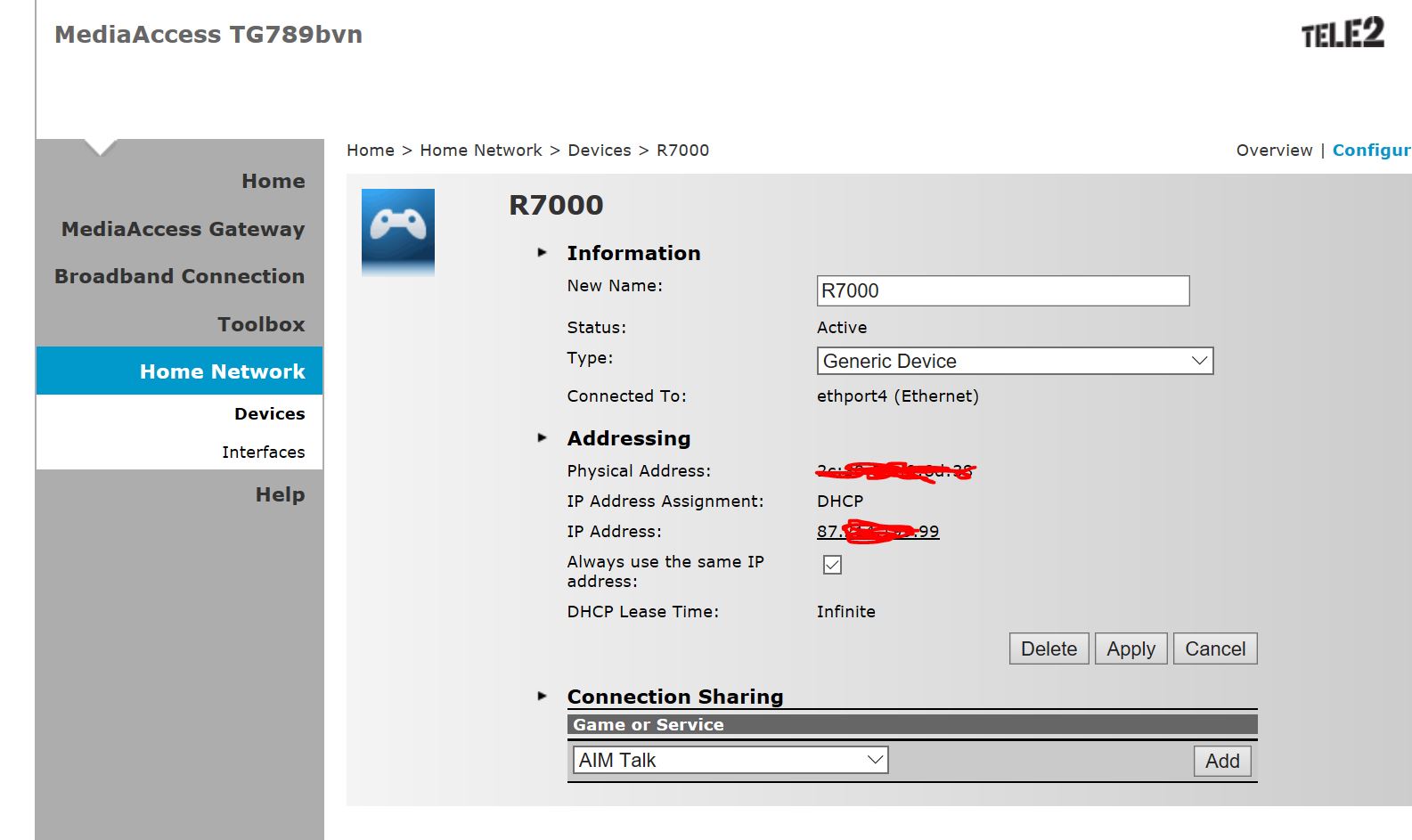 ModemRouter R7000 details
