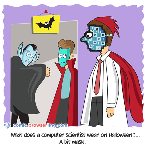 Halloween Joke - Web Developer Comic