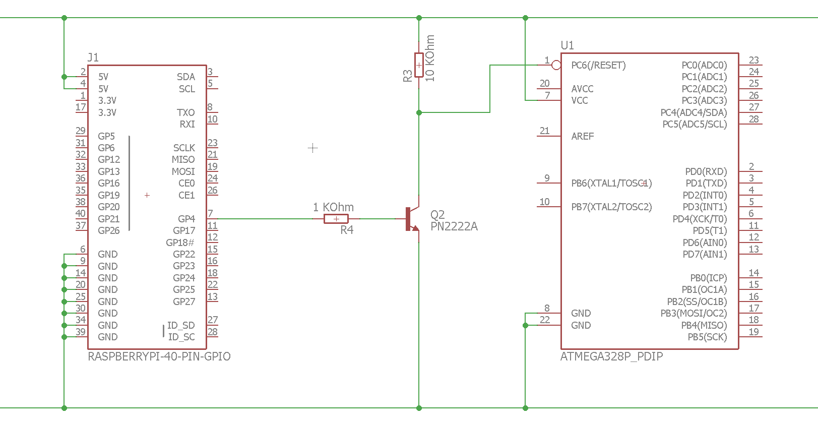 Atmega Reset Circuit