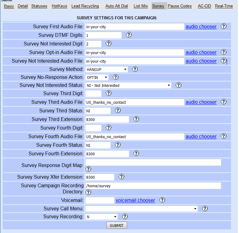Survey Test