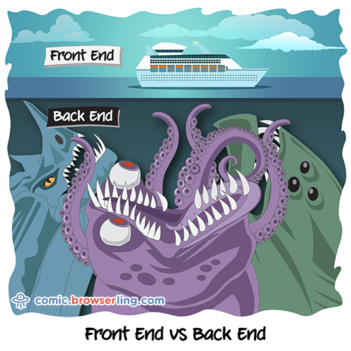 Ship Joke - Web Developer Comic