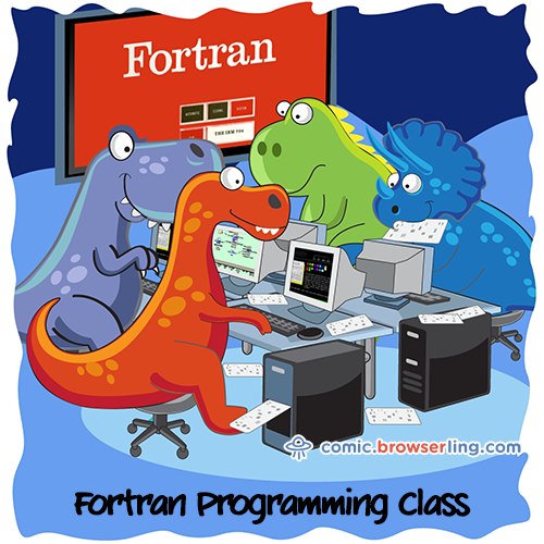 Punch Cards Joke - Web Developer Comic