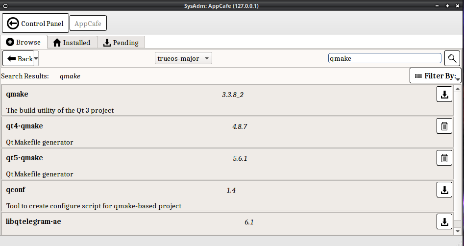 Mystified Appcafe qmake