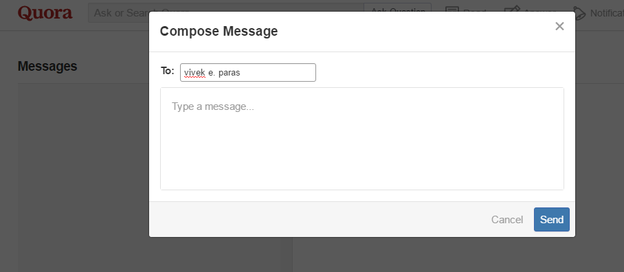 quora message board