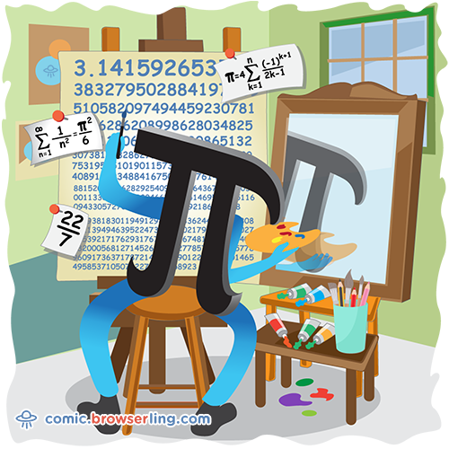 Π Joke - Web Developer Comic