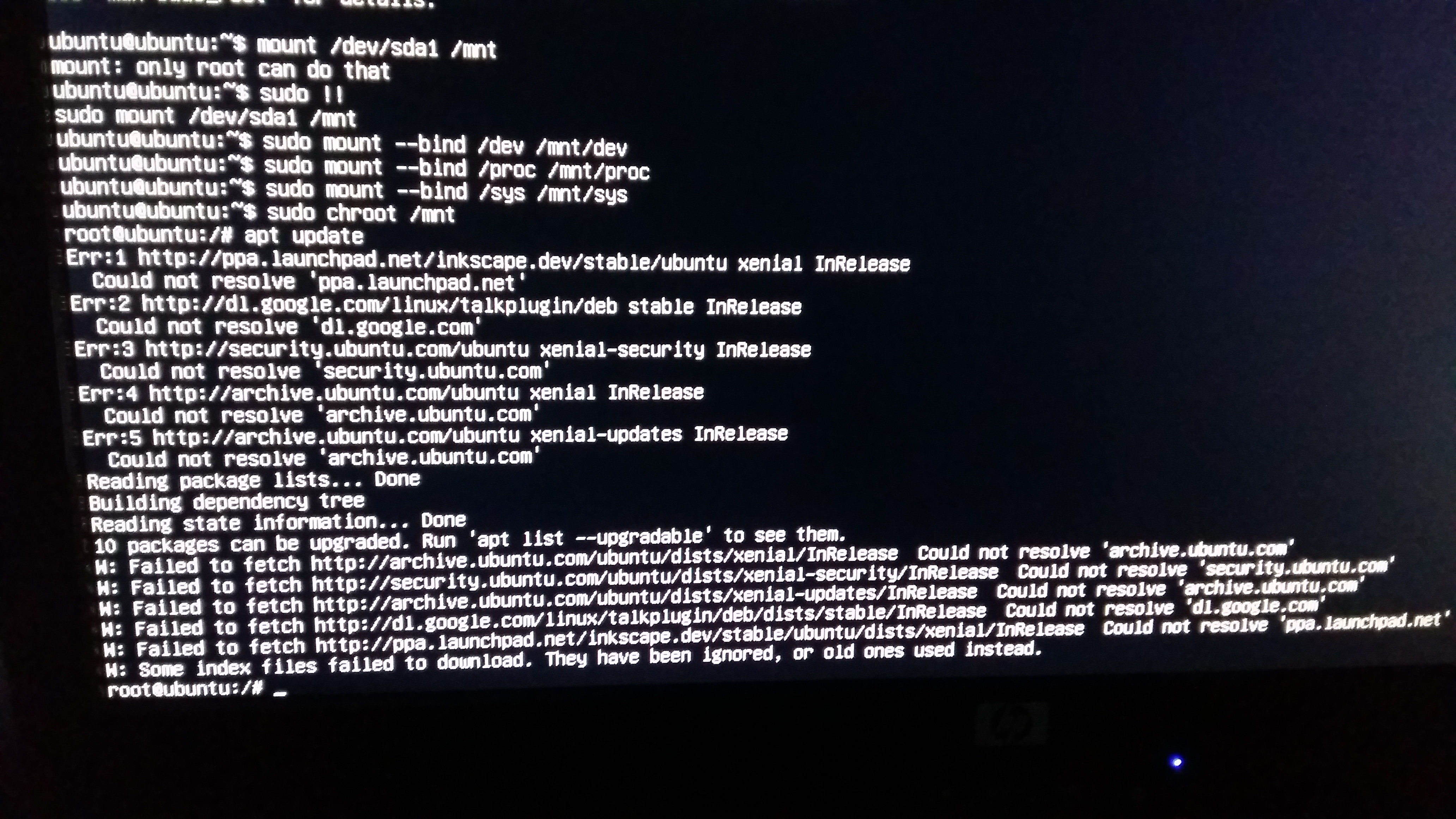 TTY output