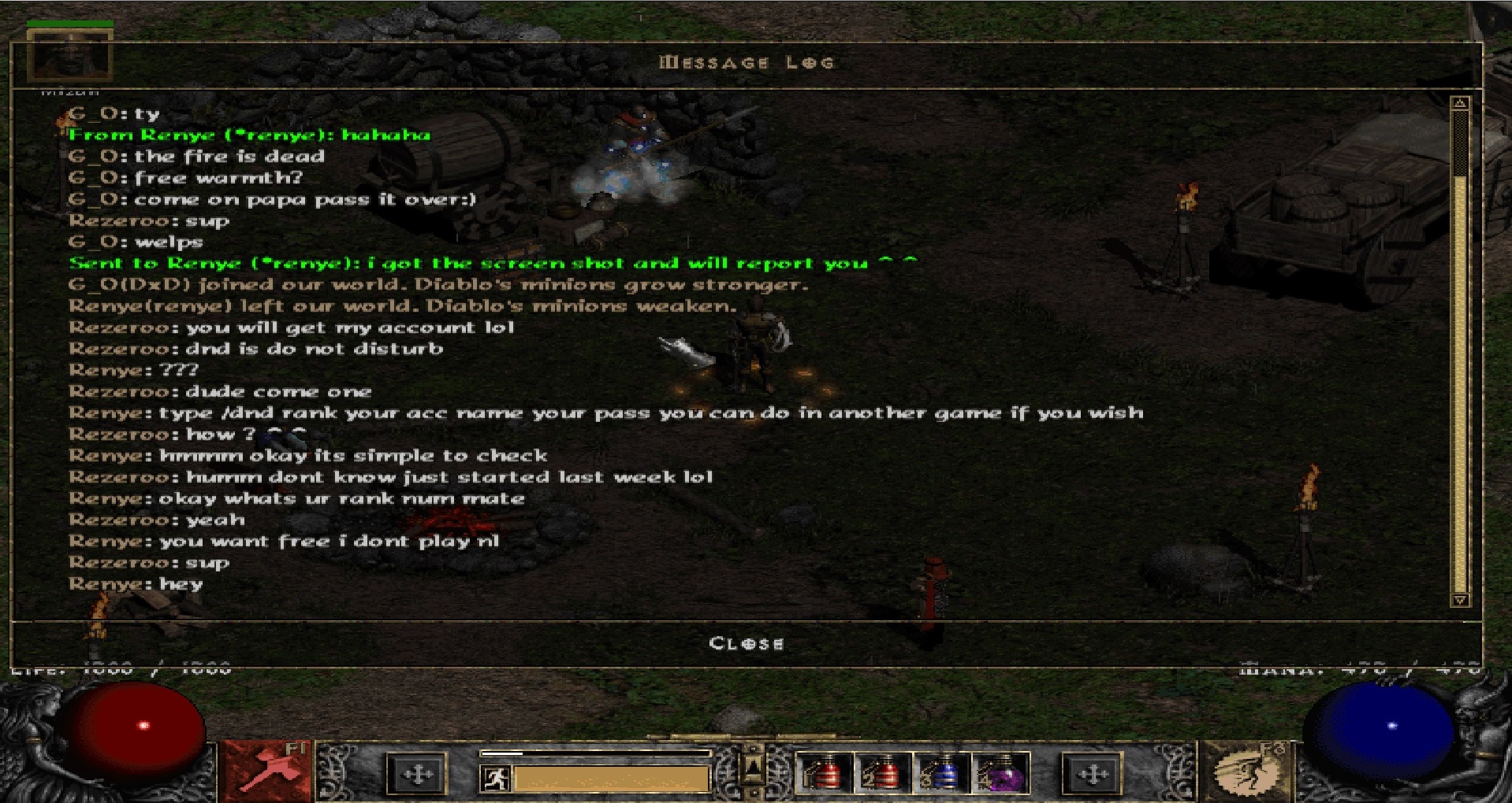 D2 scam try