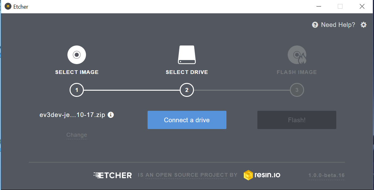 Etcher screenshot
