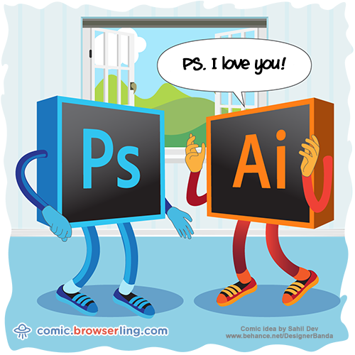 Love Story Joke - Web Developer Comic