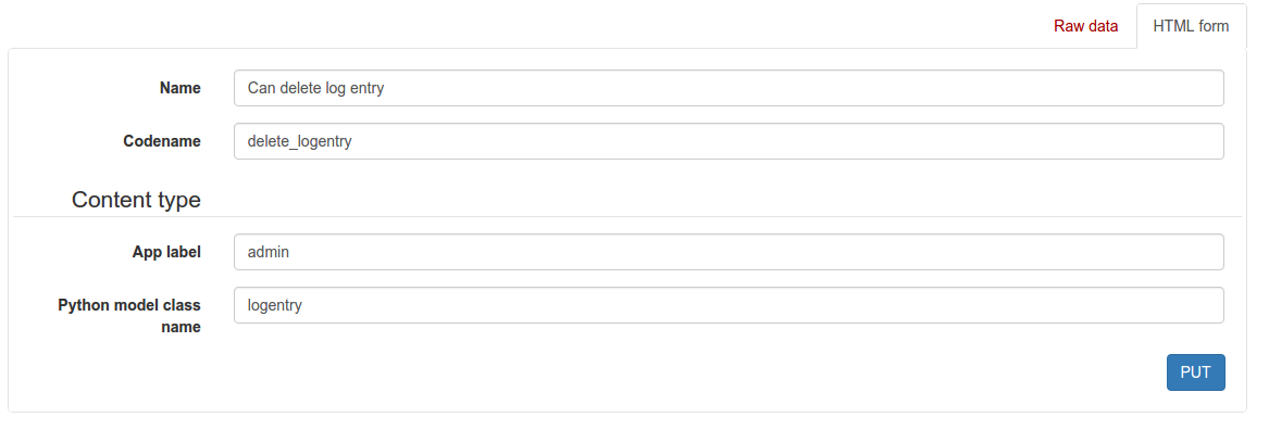 Browsable API