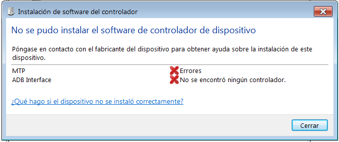 Error Qualcomm