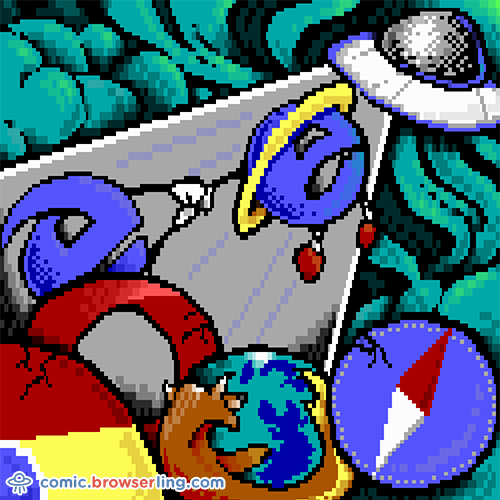 Browser Wars Joke - Web Developer Comic