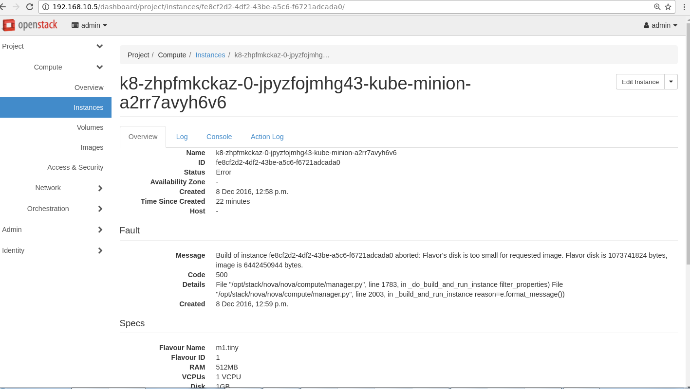minion error
