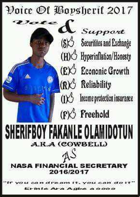 Sheriff @NasaTreasurer 2016