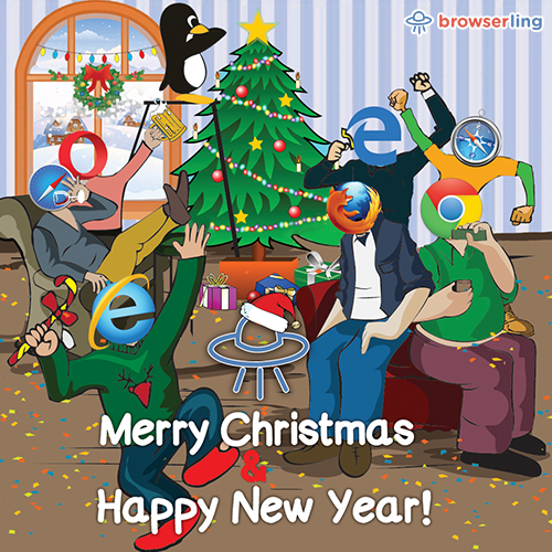 Merry Christmas Joke - Web Developer Comic