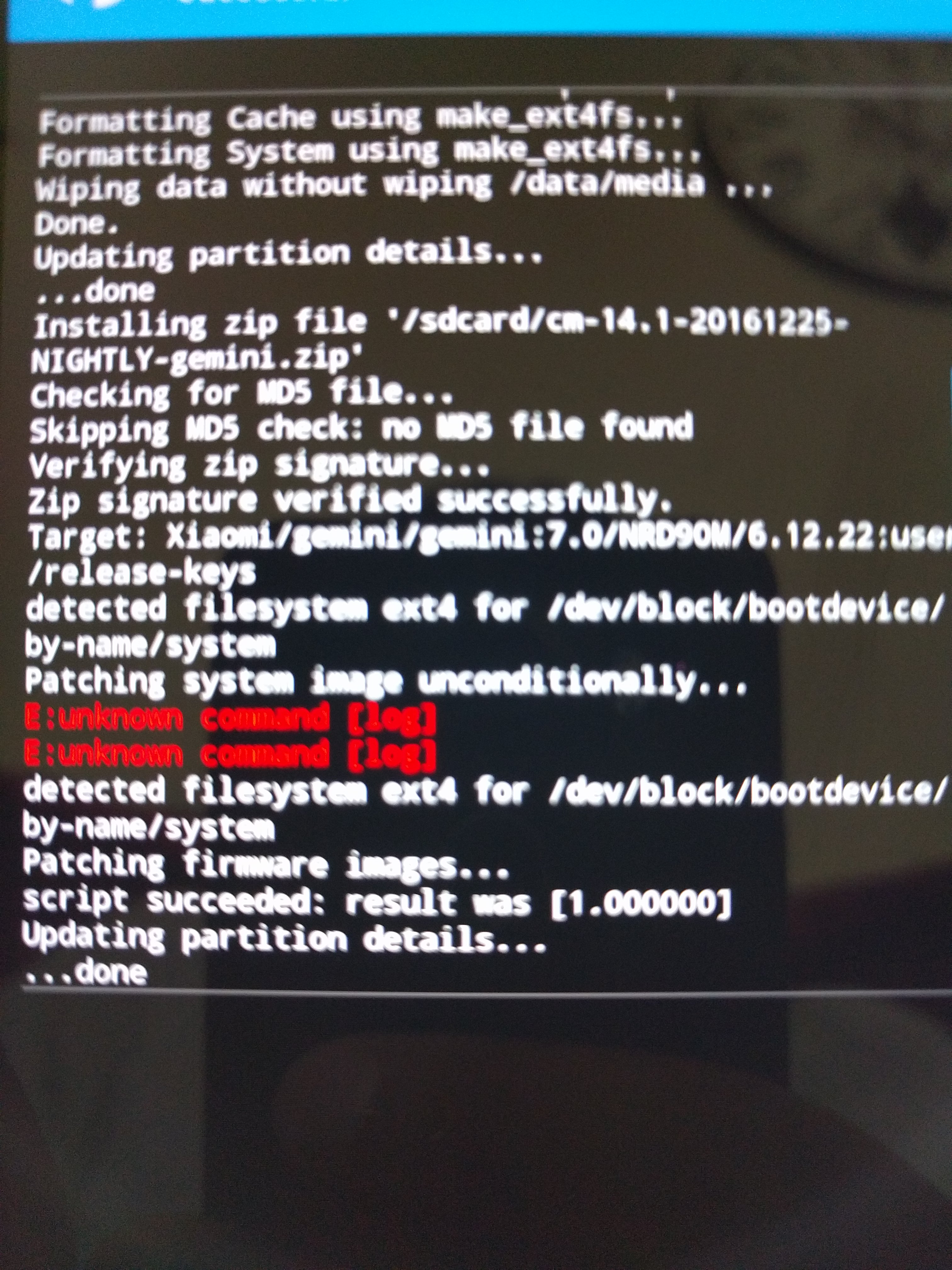 twrp screenshot
