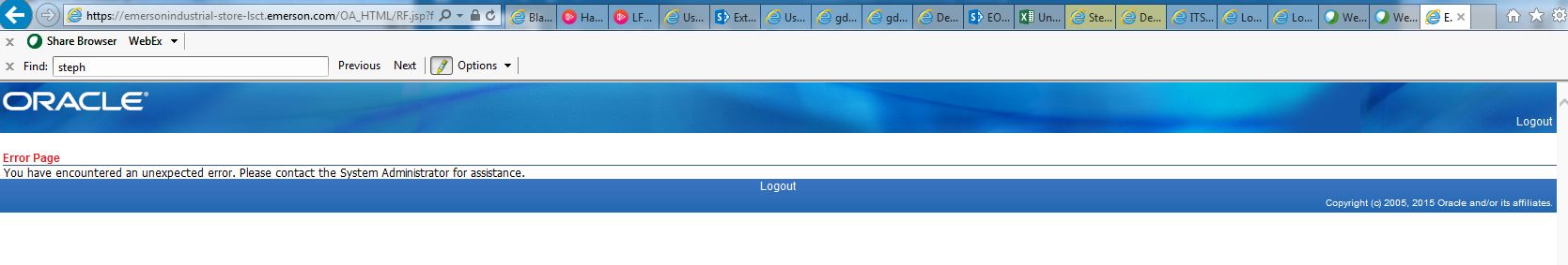 apache error
