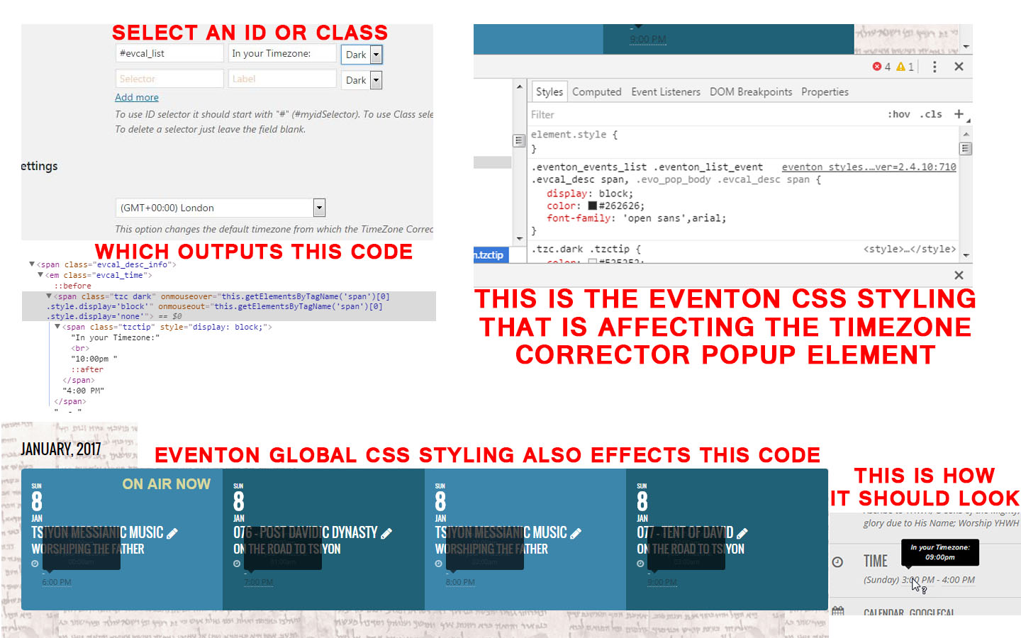 gloabal-styling issues