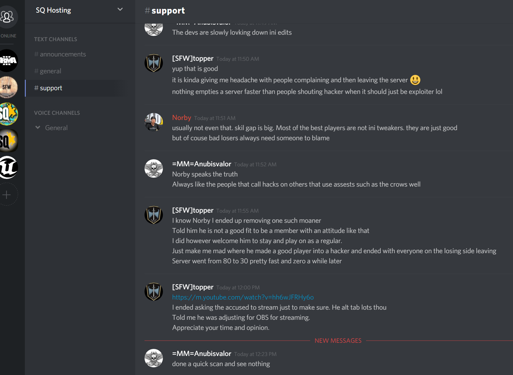 OWI/DEV/ADMIN INPUT