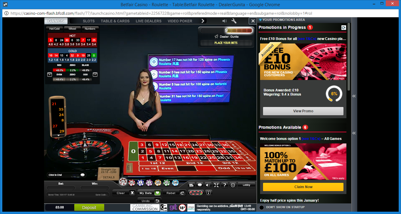 Betfair Roulette