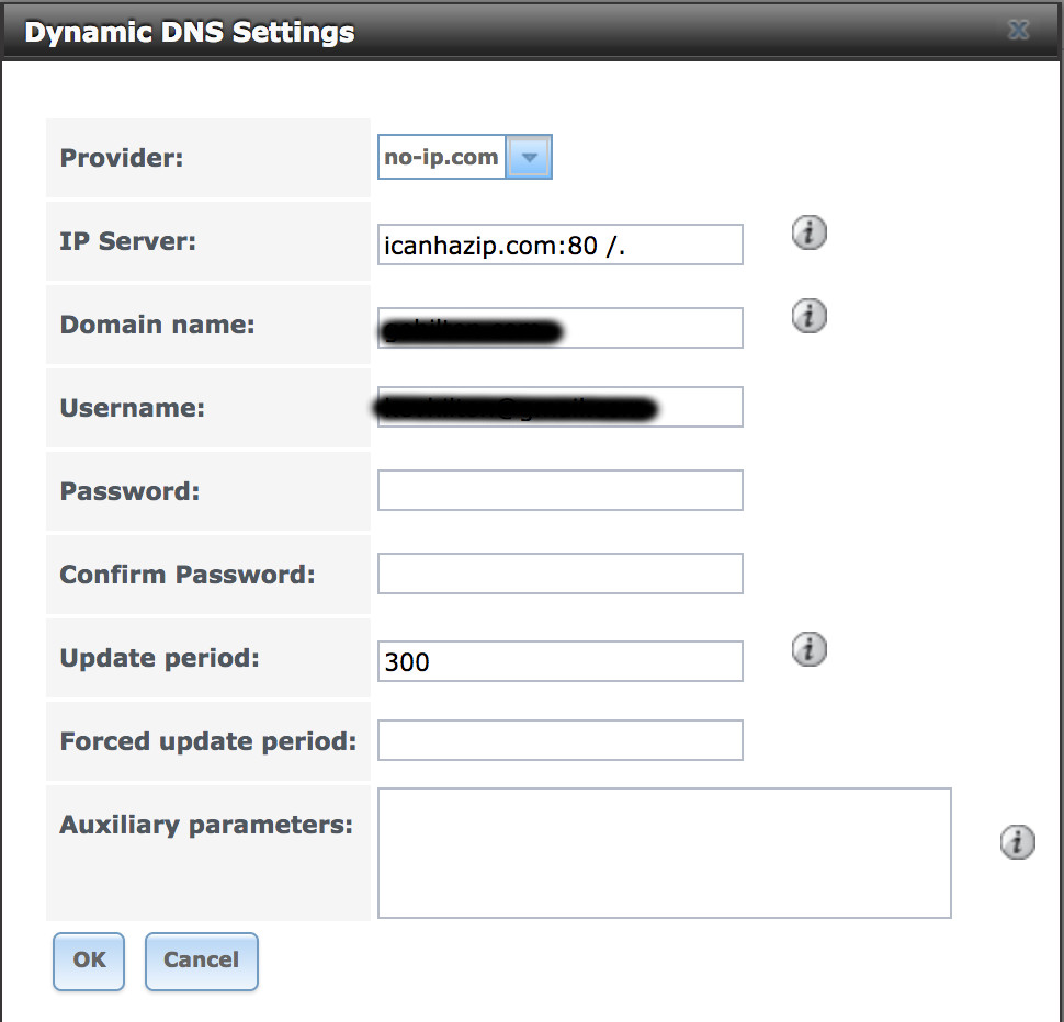 DynamicDNS Setup on Freenas