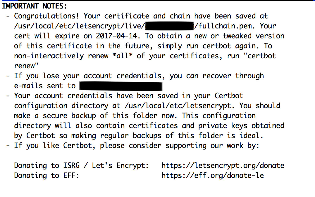 CertBot Installation