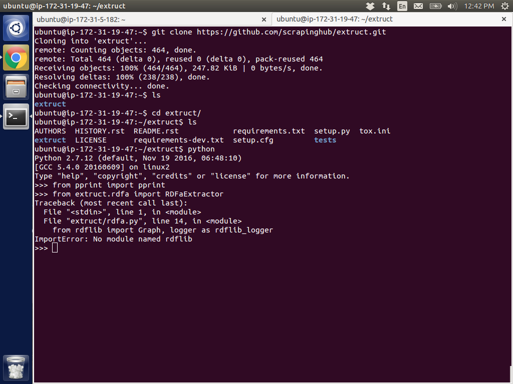 No able to get RDFlib through git