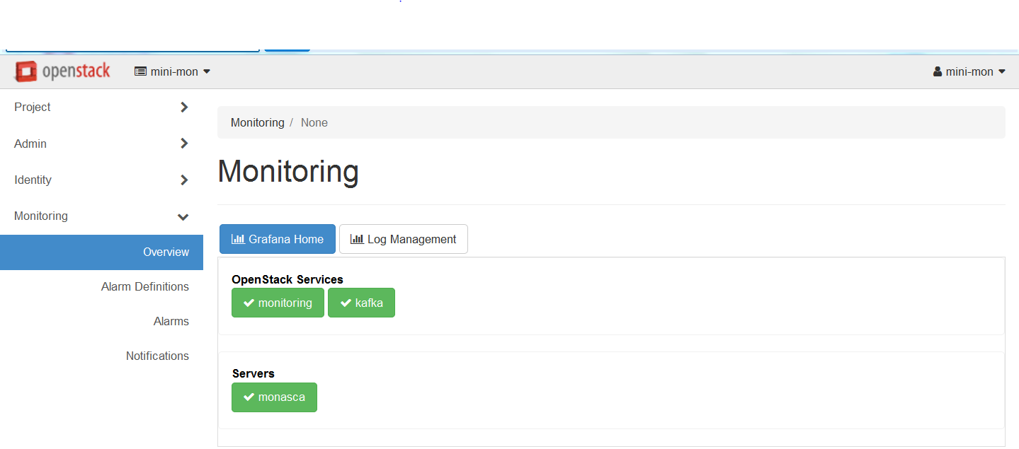 After I stopped nova processes also , In monitoring tab I didn't see any changes. I mean color changes like that