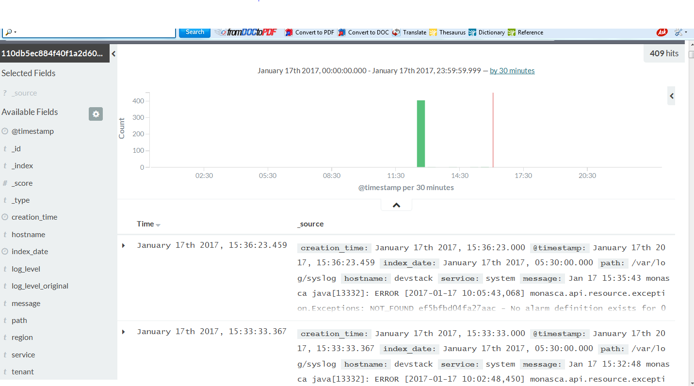 We need to parse these rc logs to user readable logs right.