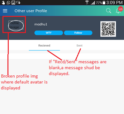 Broken profile and Send/Receive No record found messgae