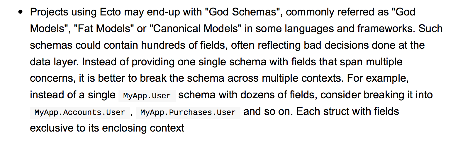 Ecto God Schemas