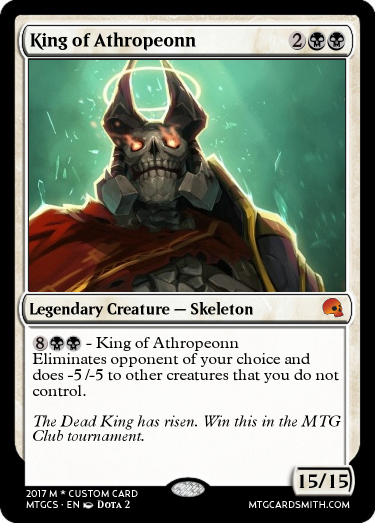 MTG Tournament Winning Card