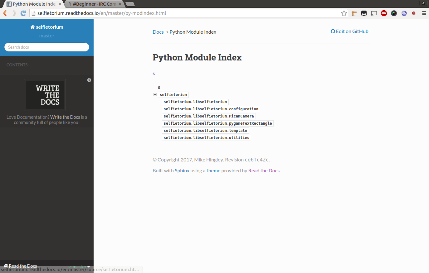 RTD generated docs